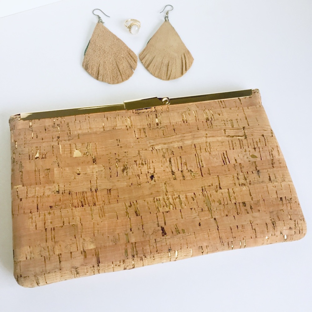J. Crew Cork Clutch